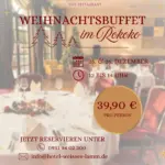 Weihnachtsbuffet im Rokoko